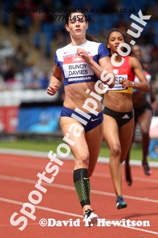 Womens 400 metres, British Championships, Birmingham. Photo: David T. Hewitson/Sports for All Pics